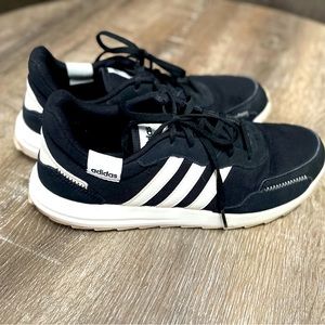 Adidas Ortholite Retro Run Black White Running Athletic Sneaker Womens Size 8.5